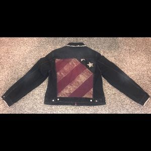 Vintage Tommy Hilfiger Flag Jean Jacket Women’s XL